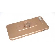 Silicone Case Motomo With Finger Ring For Apple Iphone 7 Plus / 8 Plus (5.5) Pink / Gold